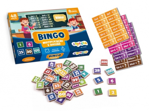 Bingo Multiplicação e Divisão