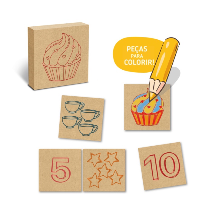 20 peças em MDF