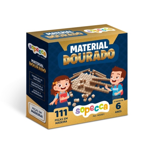 Material Dourado 111 peças